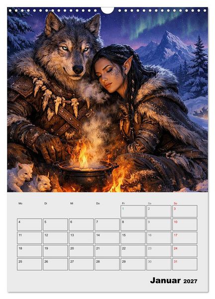 Produktbild: Mythische Gef&auml;hrten (Wandkalender 2027 DIN A3 hoch), CALVENDO Monatskalender