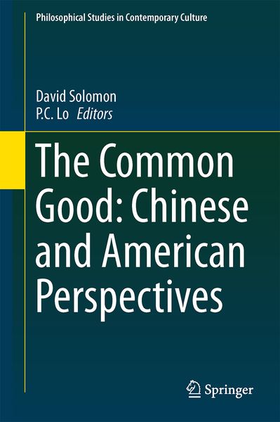 Produktbild: The Common Good: Chinese and American Perspectives