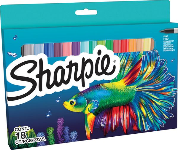 Produktbild: SHARPIE® Permanent Marker Fine, Back to School 18 Farben