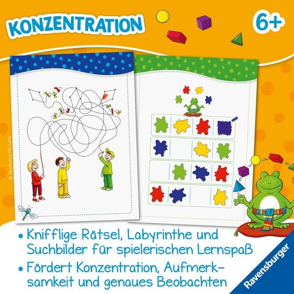 Produktbild: Mein Block zum Schulanfang: Konzentration