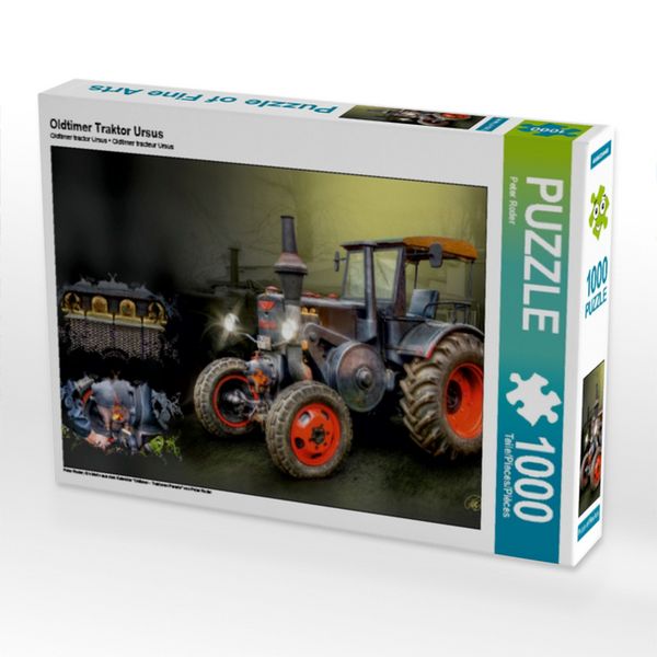 CALVENDO Puzzle Oldtimer Traktor Ursus | 1000 Teile Lege-Größe 64x48cm Foto-Puzzle für glückliche Stunden