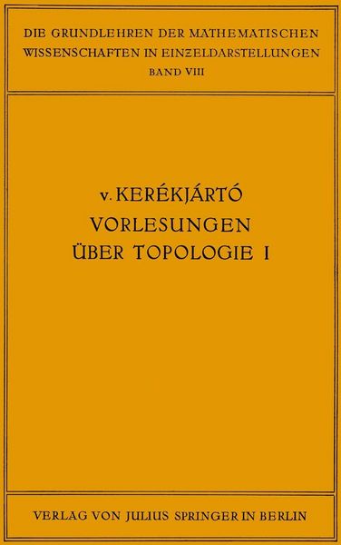 Produktbild: Vorlesungen &uuml;ber Topologie
