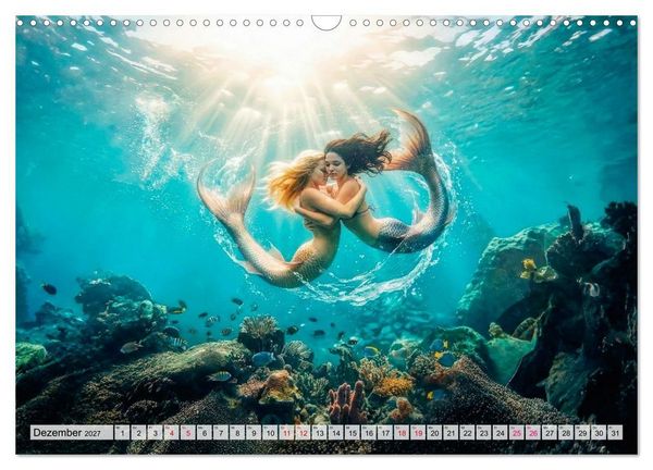 Produktbild: Sirenen - die unheimliche Verlockung (Wandkalender 2027 DIN A3 quer), CALVENDO Monatskalender