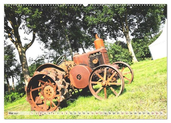 Produktbild: Historische Landmaschinen und Traktoren (Wandkalender 2027 DIN A2 quer), CALVENDO Monatskalender