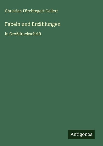 Produktbild: Fabeln und Erz&auml;hlungen