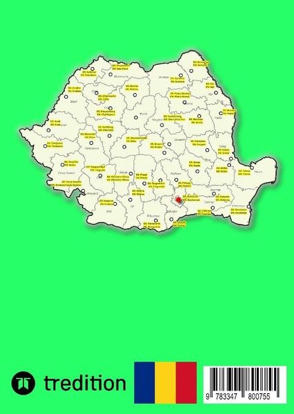 Produktbild: Rum&auml;nien Autoatlas, Stra&szlig;enatlas 2023/2024 1:200.000 (Rom&acirc;nia)