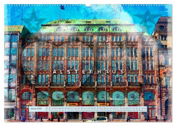 Produktbild: In Hamburg sagt man ... (hochwertiger Premium Wandkalender 2026 DIN A2 quer), Kunstdruck in Hochglanz