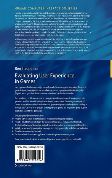 Produktbild: Evaluating User Experience in Games