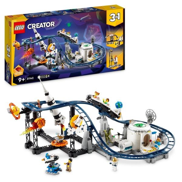 LEGO Creator 3-in-1 31142 Weltraum-Achterbahn, Kirmes-Spielzeug