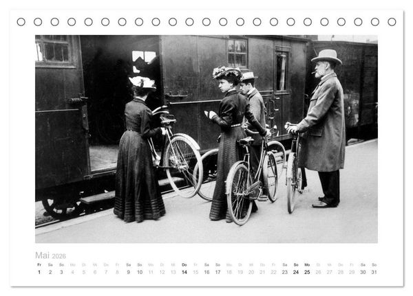 Produktbild: Radfahren in Berlin (Tischkalender 2026 DIN A5 quer), CALVENDO Monatskalender