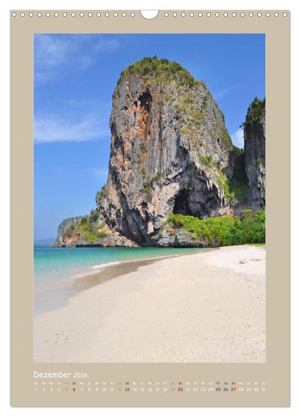 Produktbild: Erlebe mit mir das sonnige Thailand (Wandkalender 2026 DIN A3 hoch), CALVENDO Monatskalender