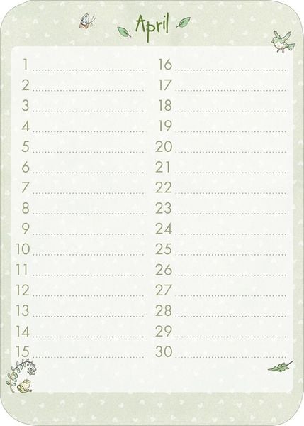 Produktbild: Wei&szlig;t du eigentlich, wie lieb ich dich hab? Geburtstagskalender im Holzst&auml;nder