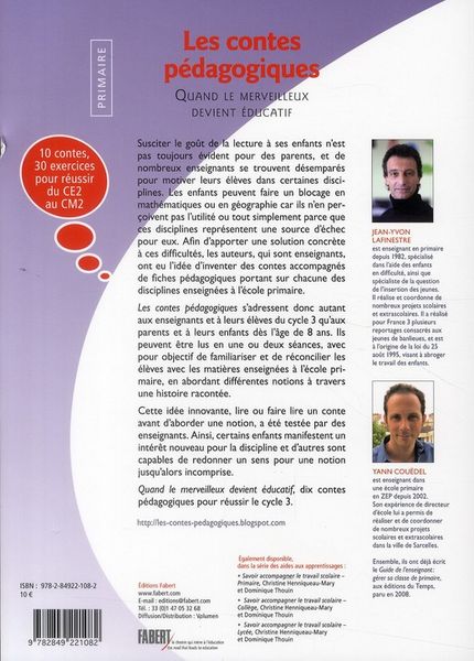 Produktbild: Contes pedagogiques les