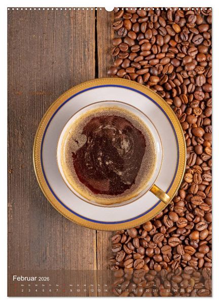 Produktbild: Kaffee f&uuml;r ein Genusserlebnis (hochwertiger Premium Wandkalender 2026 DIN A2 hoch), Kunstdruck in Hochglanz