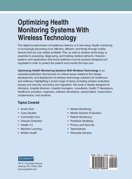 Produktbild: Optimizing Health Monitoring Systems With Wireless Technology