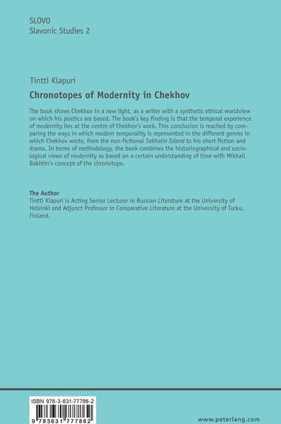 Produktbild: Chronotopes of Modernity in Chekhov