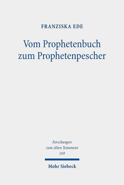 Produktbild: Vom Prophetenbuch zum Prophetenpescher