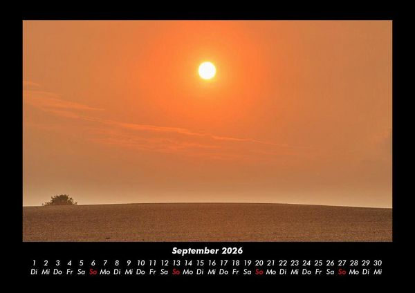Produktbild: Sonnenuntergang 2026 Fotokalender DIN A3