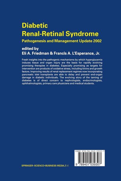 Produktbild: Diabetic Renal-Retinal Syndrome
