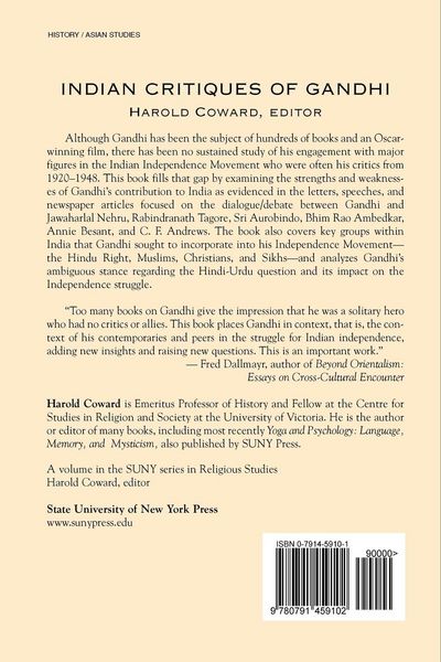 Produktbild: Indian Critiques of Gandhi