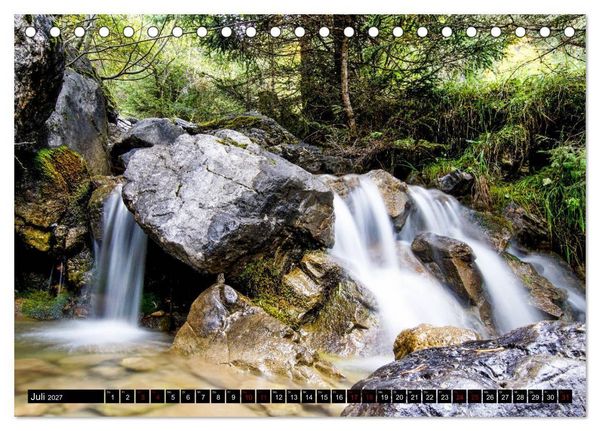 Produktbild: Wundersch&ouml;nes Lechtal (Tischkalender 2027 DIN A5 quer), CALVENDO Monatskalender