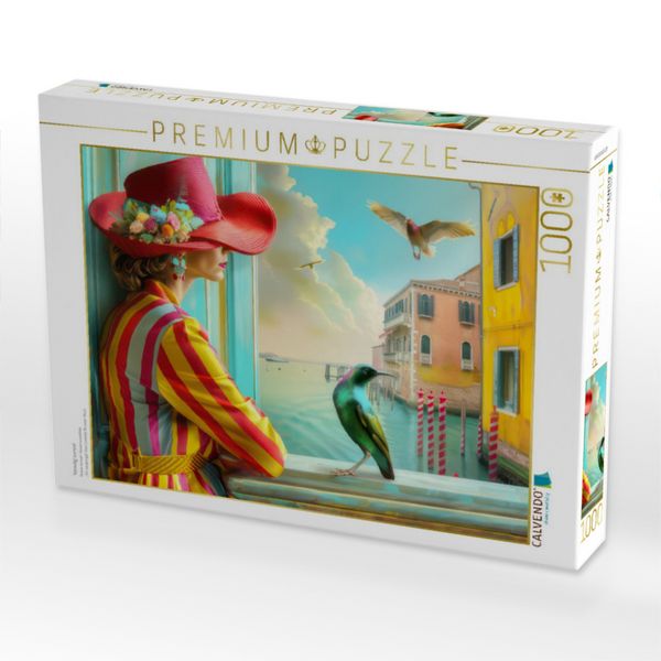 Produktbild: CALVENDO Puzzle Venedig surreal | 1000 Teile Lege-Gr&ouml;&szlig;e 64x48cm Foto-Puzzle f&uuml;r gl&uuml;ckliche Stunden