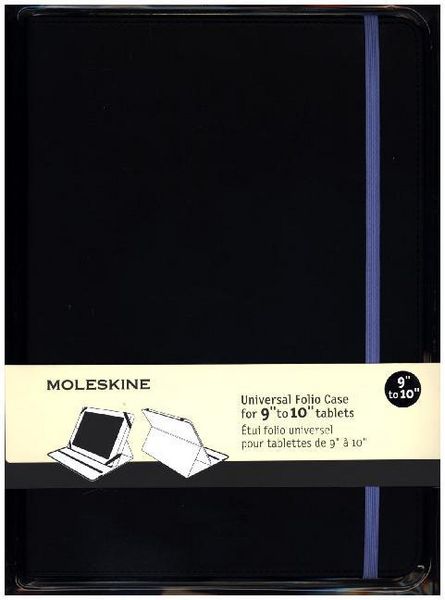 Produktbild: Moleskine Bicolor Universal Tablet Case 9/10 Inches Black/bl