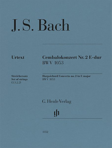 Produktbild: Johann Sebastian Bach - Cembalokonzert Nr. 2 E-dur BWV 1053