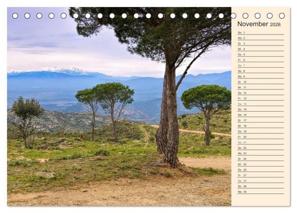 Produktbild: Cote Vermeille - Wo die Pyren&auml;en das Meer k&uuml;ssen (Tischkalender 2026 DIN A5 quer), CALVENDO Monatskalender