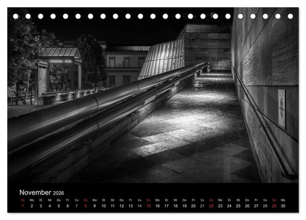 Produktbild: Stuttgart bei Nacht (Tischkalender 2026 DIN A5 quer), CALVENDO Monatskalender