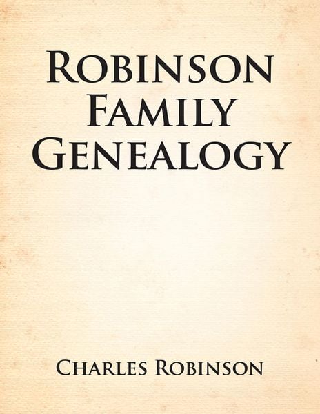 Produktbild: Robinson Family Genealogy