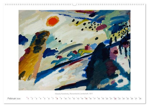 Produktbild: Klassische Moderne 2026 - Mit Kunst durchs Jahr (Wandkalender 2026 DIN A2 quer), CALVENDO Monatskalender