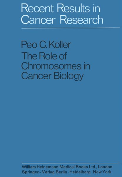 Produktbild: The Role of Chromosomes in Cancer Biology