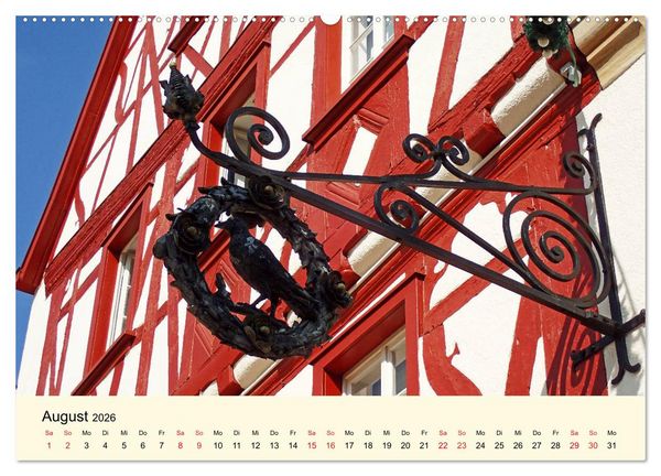 Produktbild: Sch&ouml;nes Alzey - Fachwerk, Wein und Rossmarktplatz (Wandkalender 2026 DIN A2 quer), CALVENDO Monatskalender