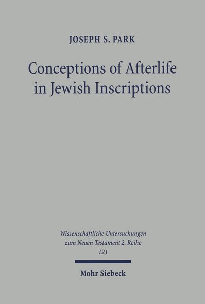 Produktbild: Conceptions of Afterlife in Jewish Inscriptions
