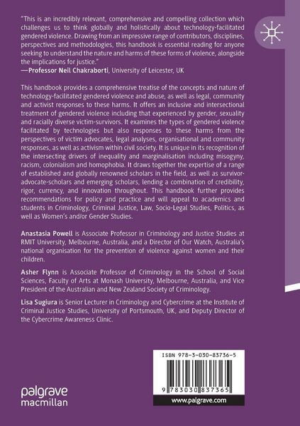 Produktbild: The Palgrave Handbook of Gendered Violence and Technology