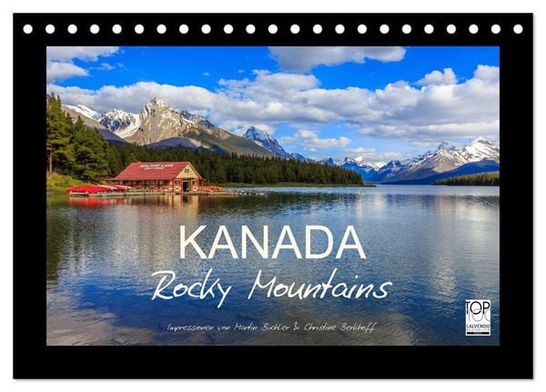 Produktbild: KANADA - Rocky Mountains (Tischkalender 2026 DIN A5 quer), CALVENDO Monatskalender