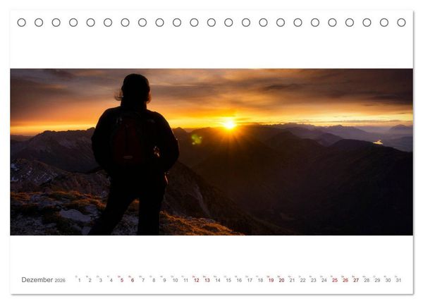 Produktbild: BergBlicke! (Tischkalender 2026 DIN A5 quer), CALVENDO Monatskalender