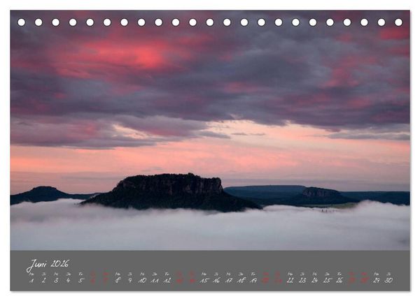 Produktbild: Traumlandschaft - S&auml;chsische Schweiz (Tischkalender 2026 DIN A5 quer), CALVENDO Monatskalender