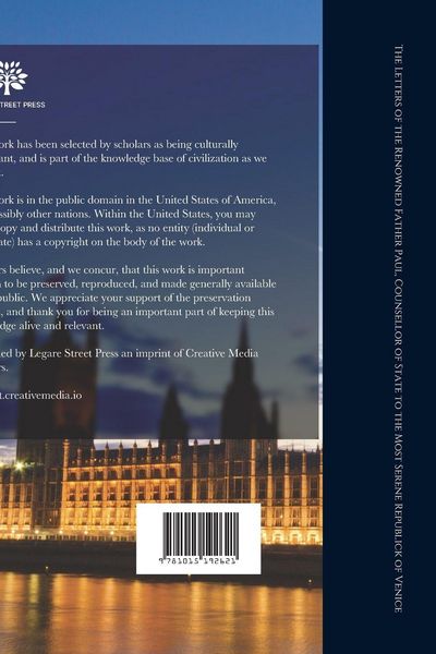 Produktbild: The Letters of the Renowned Father Paul, Counsellor of State to the Most Serene Republick of Venice; and Author of the Excellent History of the Counci