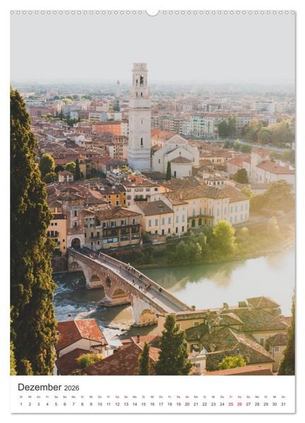 Produktbild: Italien - Von den Alpen bis zum Mittelmeer. (Wandkalender 2026 DIN A2 hoch), CALVENDO Monatskalender