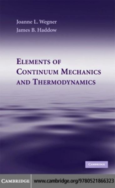 Produktbild: Elements of Continuum Mechanics and Thermodynamics