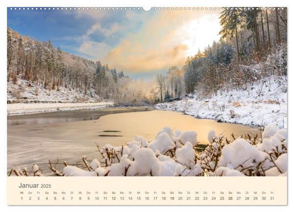 Lautrer Landschaften 2025 (Wandkalender 2025 DIN A2 quer), CALVENDO Monatskalender