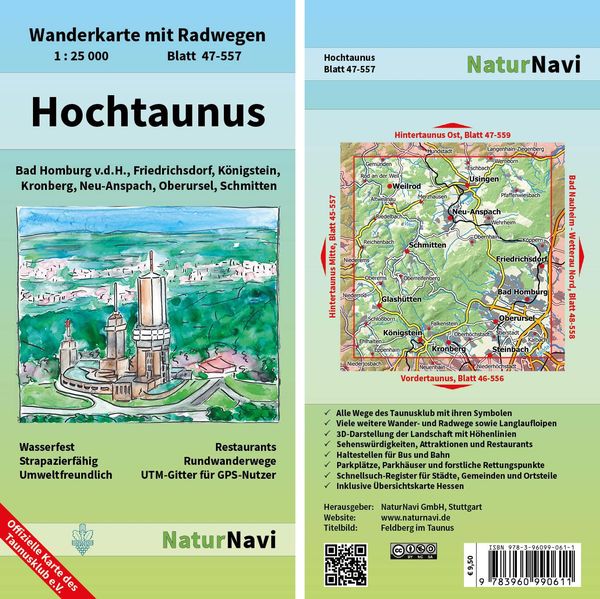 Produktbild: Hochtaunus 1 : 25 000, Blatt 47-557