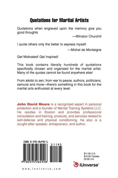 Produktbild: Quotations for Martial Artists