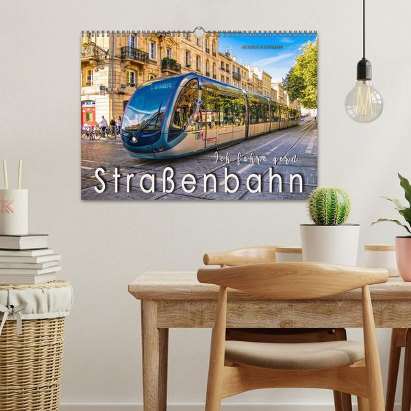 Produktbild: Ich fahre gern Stra&szlig;enbahn (Wandkalender 2026 DIN A3 quer), CALVENDO Monatskalender