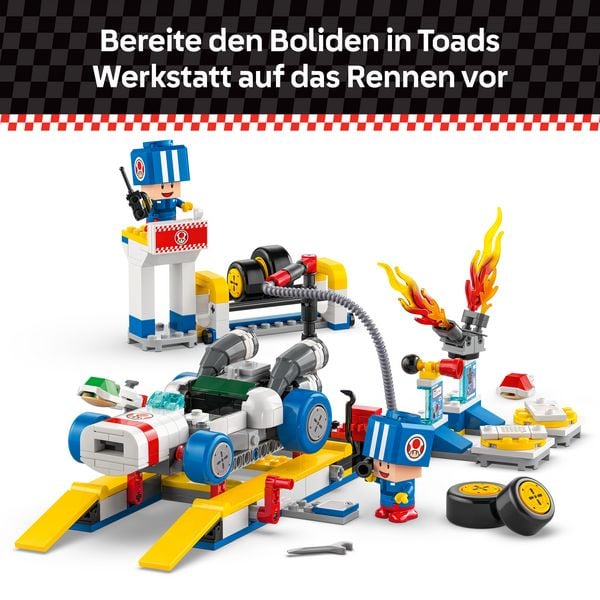 Produktbild: LEGO Super Mario: Mario Kart &ndash; Toads Werkstatt, Nintendo Spielzeug 72035