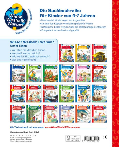 Wieso? Weshalb? Warum?, Band 19: Unser Essen