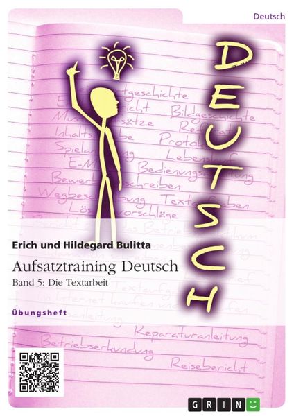Produktbild: Aufsatztraining Deutsch - Band 5: Die Textarbeit