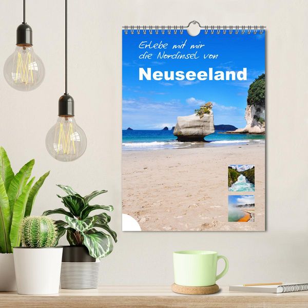 Produktbild: Erlebe mit mir die Nordinsel von Neuseeland (Wandkalender 2026 DIN A4 hoch), CALVENDO Monatskalender